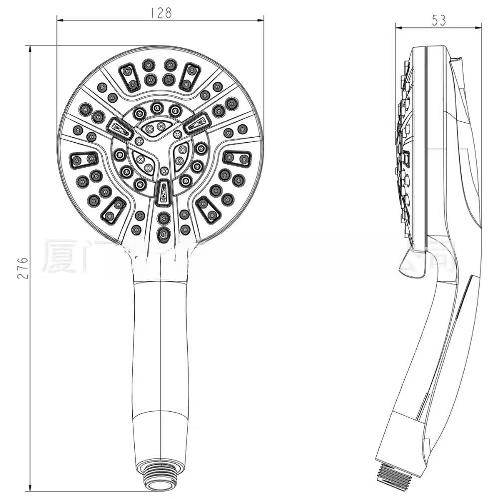 Magnetic shower head with filter CXK01