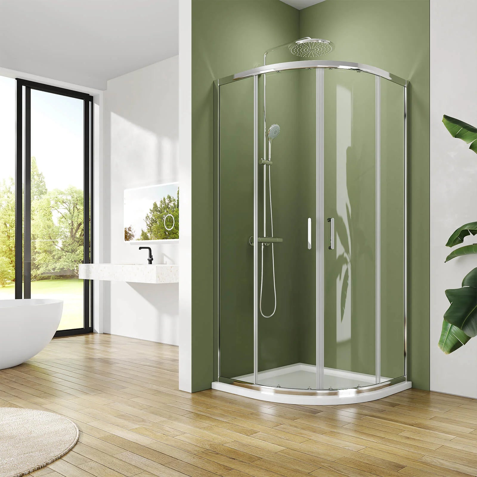 Cubicle shower door SQ