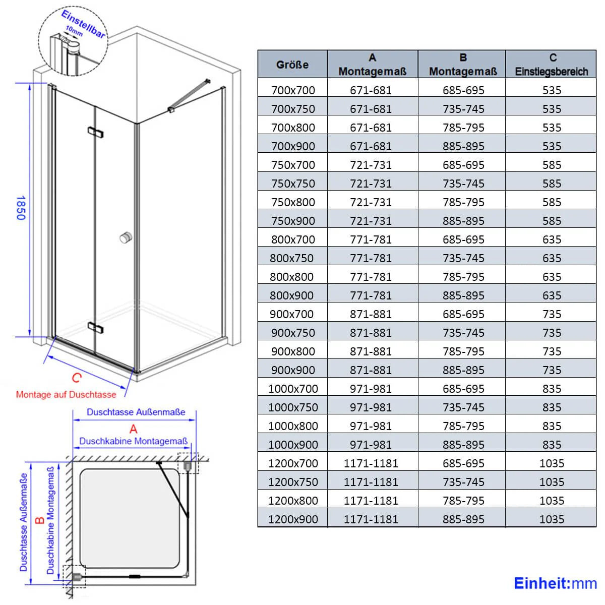Corner Shower Cabin FBD+FS