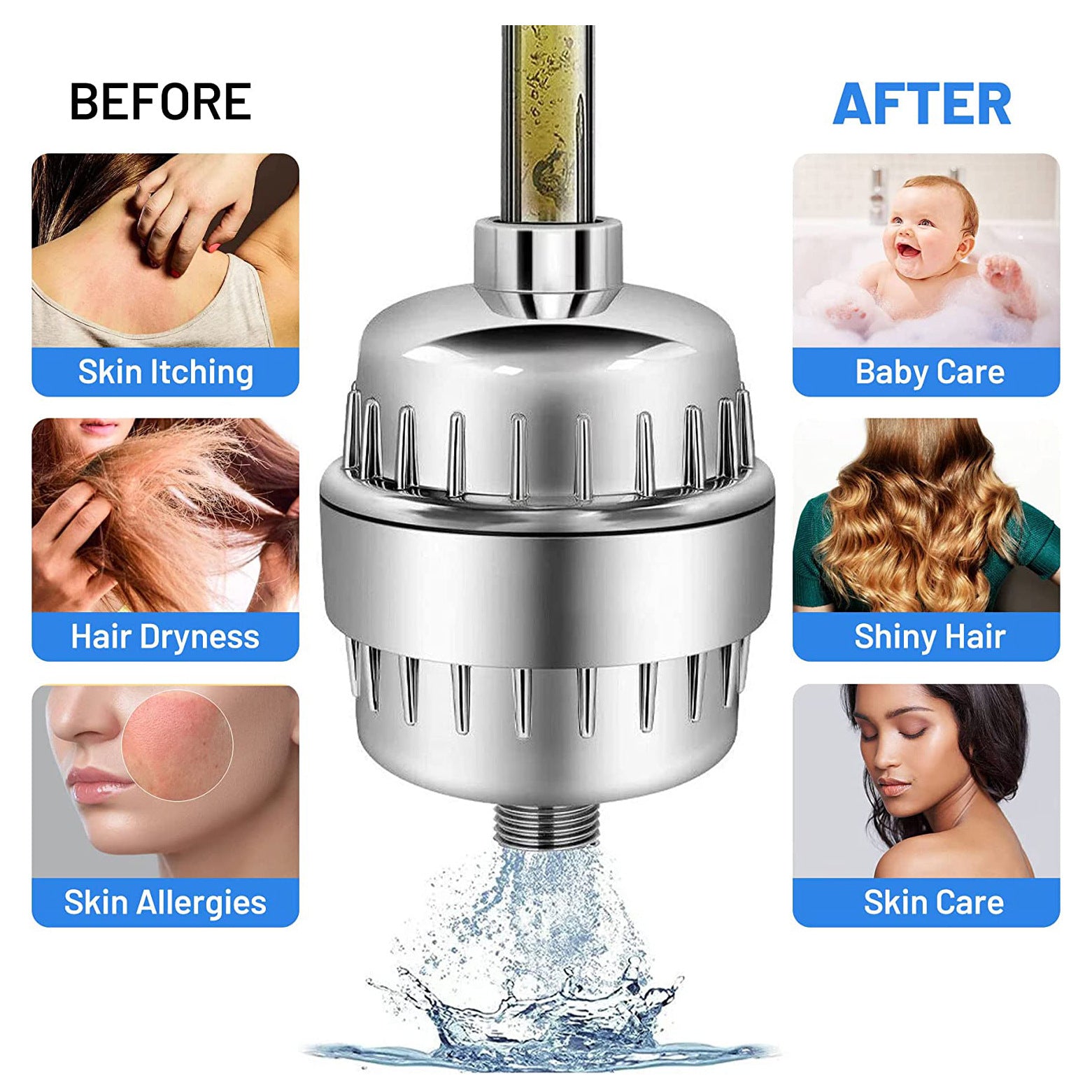 Shower head filter