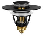 Drain plug for sink and basin faucet leak-proof anti-clog