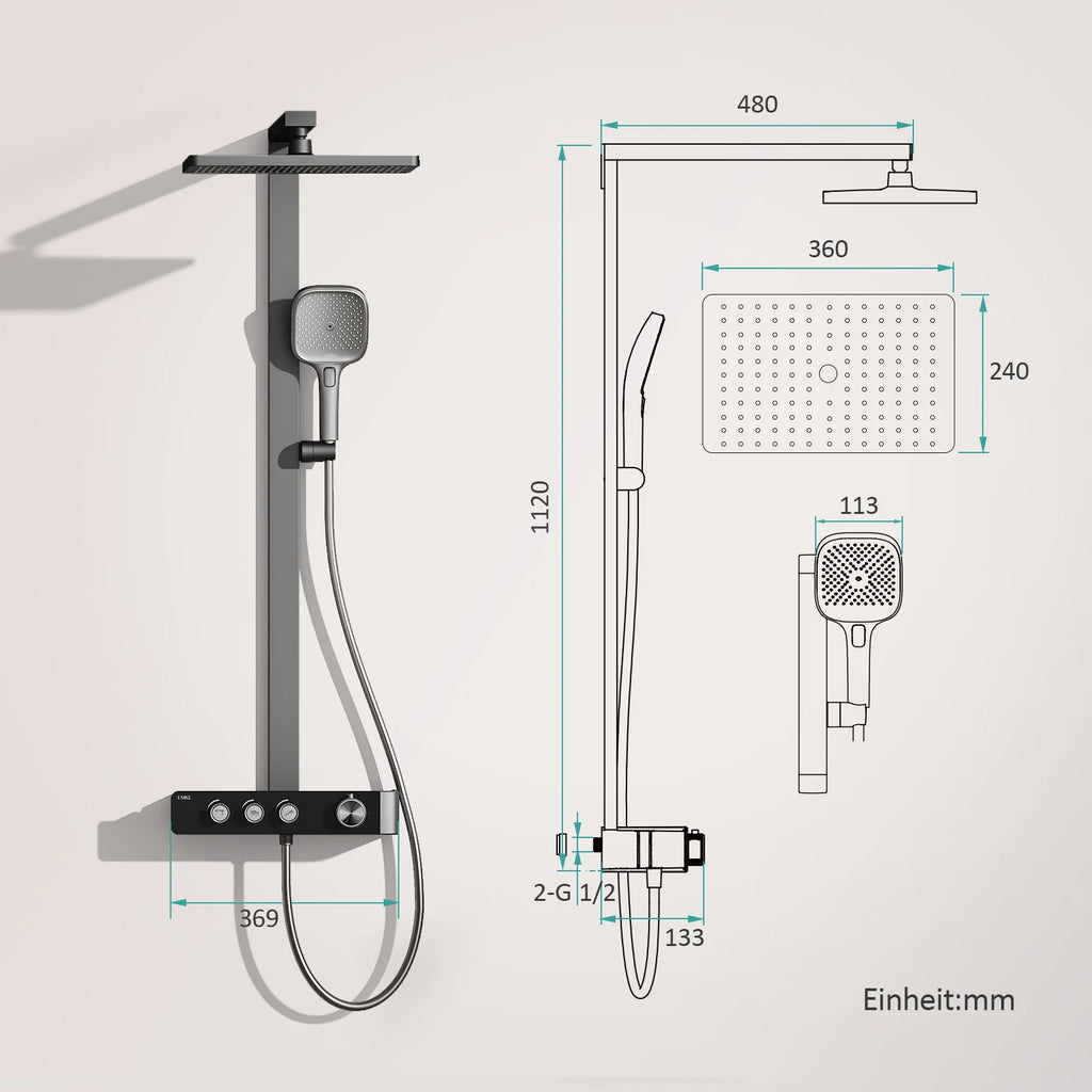 Duschsystem SleeFlow F27