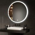 Round Mirror with LED Illuminated and Demister